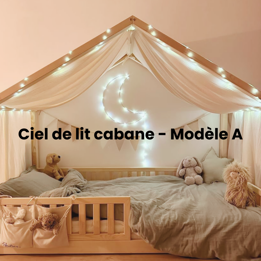 Voilage lit cabane -  France