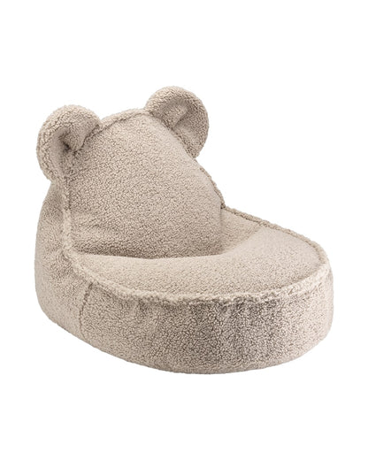 Bear kinderfauteuil in beige badstof