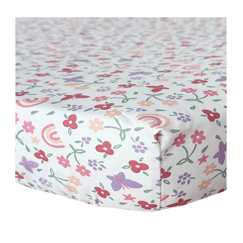 Drap housse enfant - Fleuri