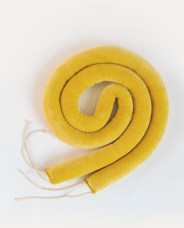 Tresse de lit Jaune moutarde