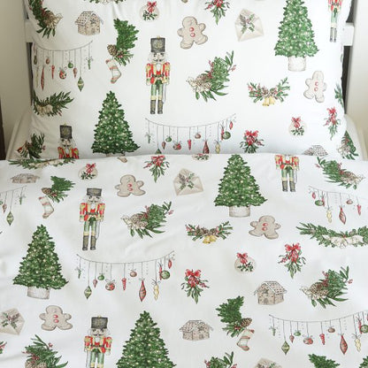 Housse de couette + taie Noël