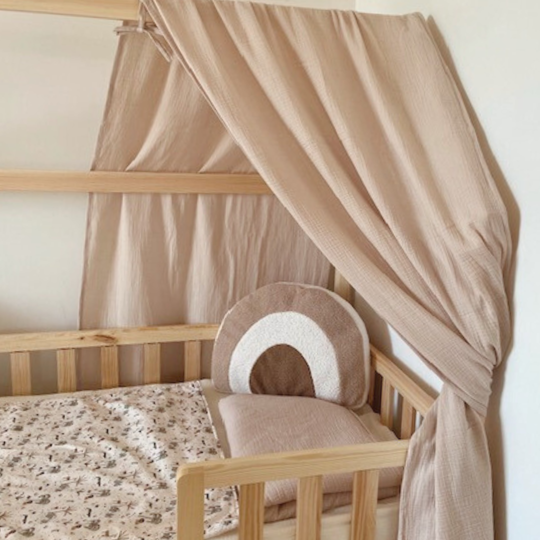 Pack de 2 ciels de lit cabane Beige en stock