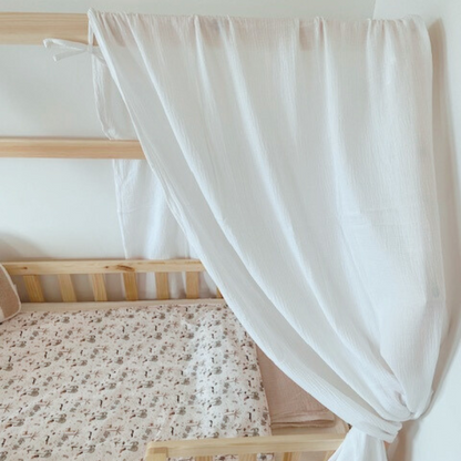 Pack de 2 ciels de lit cabane Blanc