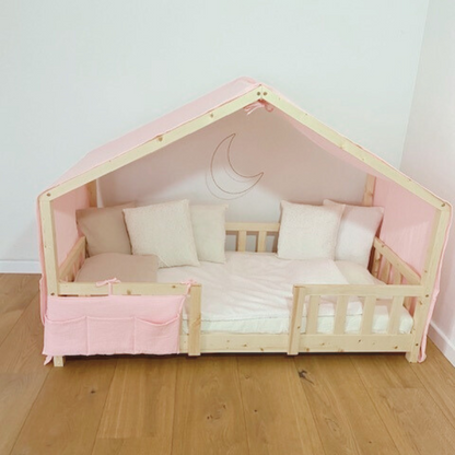 Blush roze cabana hemelbed