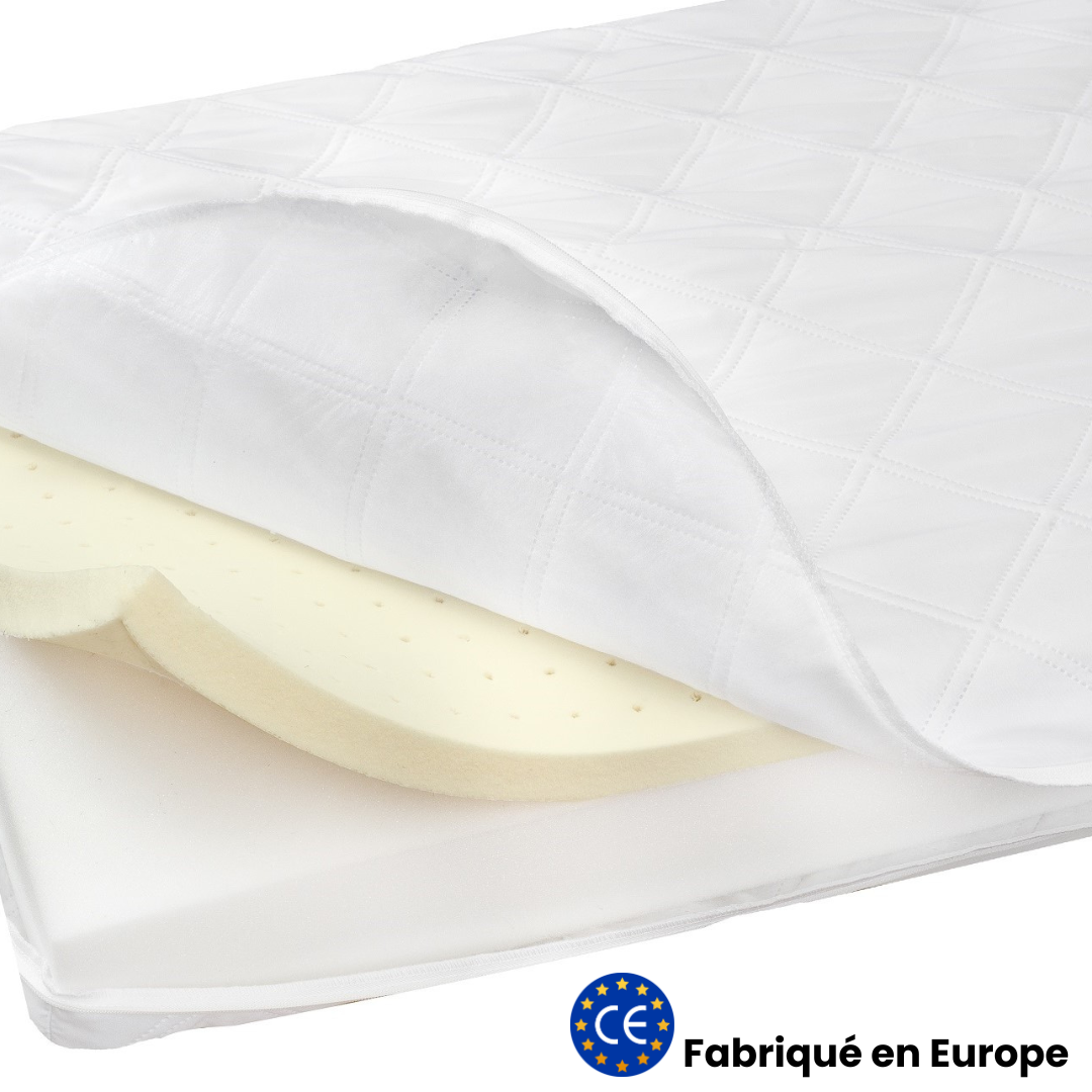 Matelas enfant 80x160cm - Mousse &amp; latex