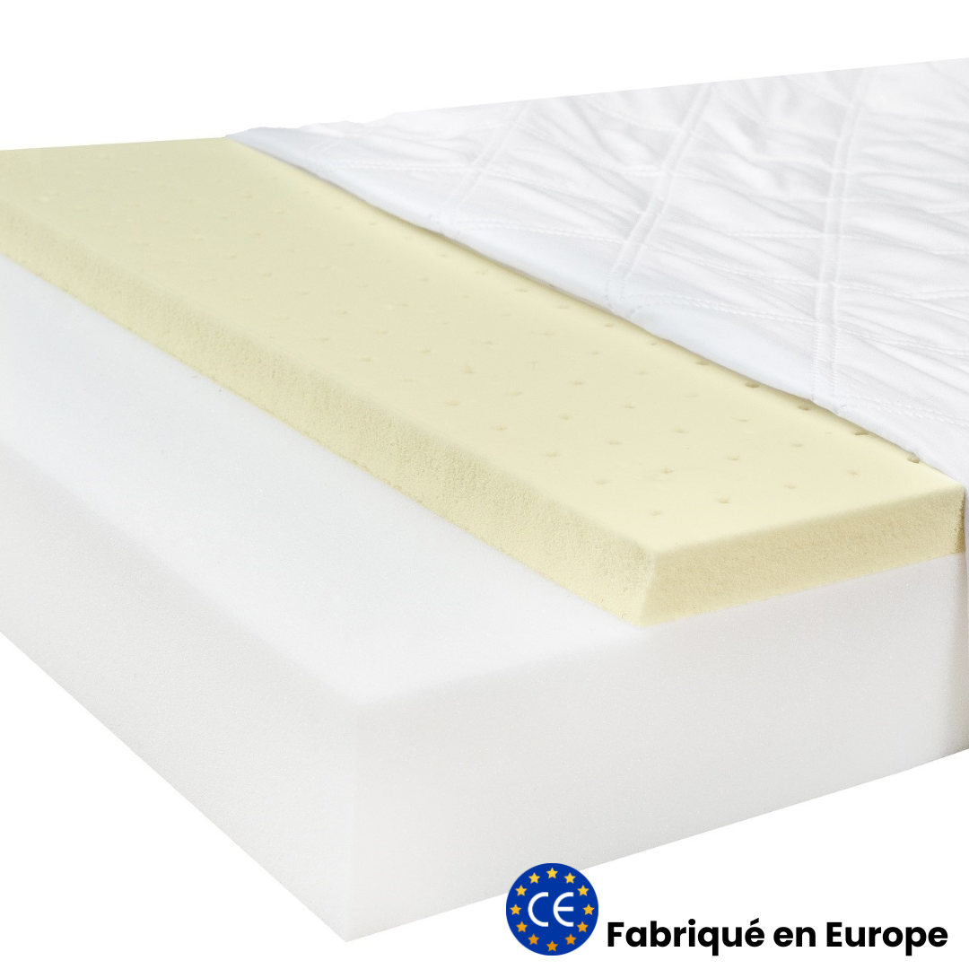 Matelas enfant 80x180cm - Mousse &amp; latex