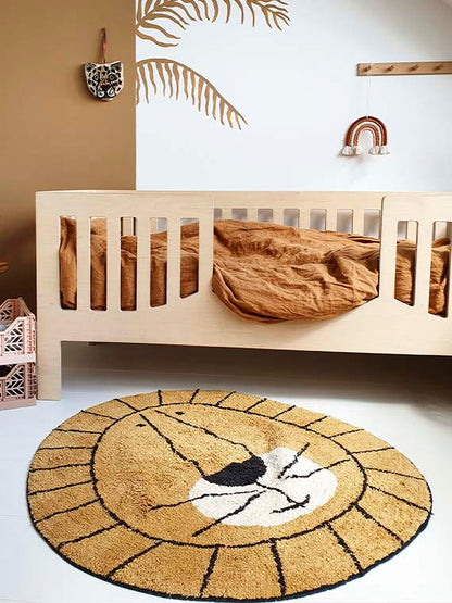 Kindervloerkleed Lion Mosterdgeel oker