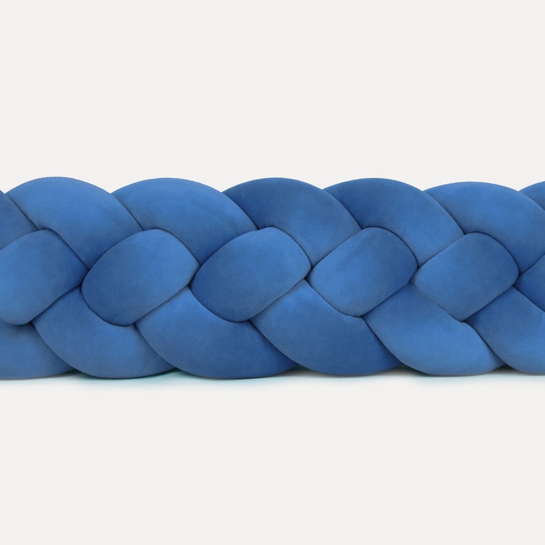 4-strengs bedvlecht Blauw 240cm