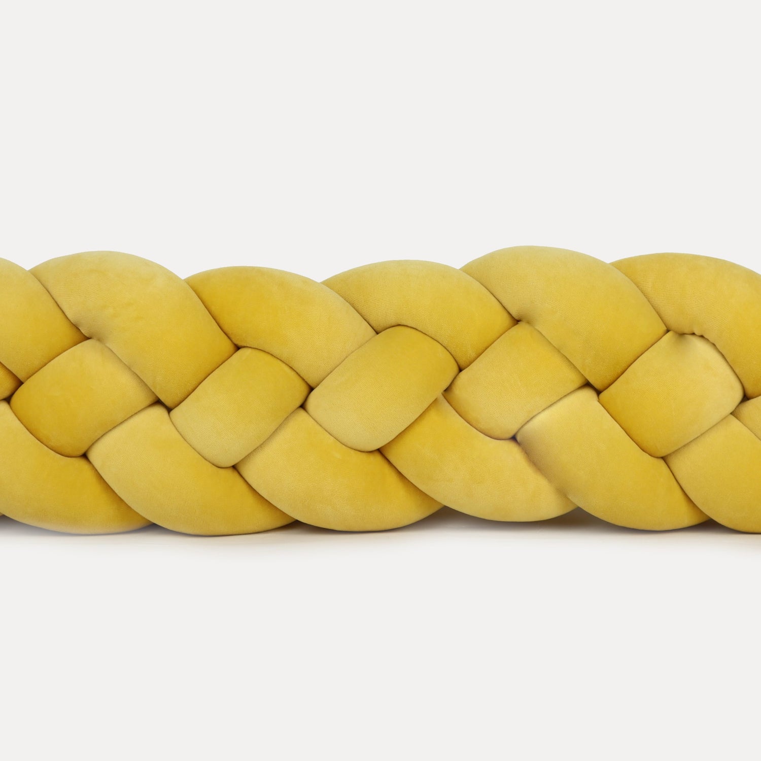 Tresse de lit 4 brins Jaune 200cm