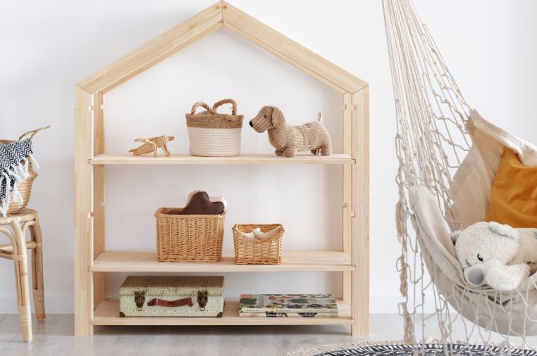 Etagère enfant en bois naturel