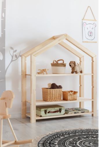 Etagère enfant en bois naturel