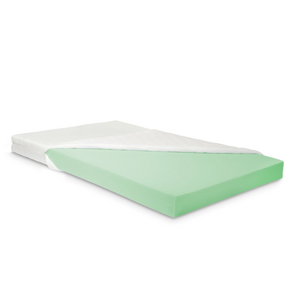 Pack lit cabane + ciel de lit + matelas 90x200cm - Blanc