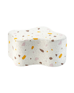 Pouf enfant Teddy bouclette Terrazzo