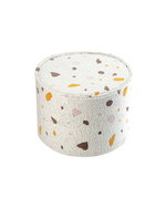 Pouf enfant Teddy bouclette Terrazzo