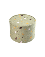 Pouf enfant Teddy bouclette Terrazzo Vert