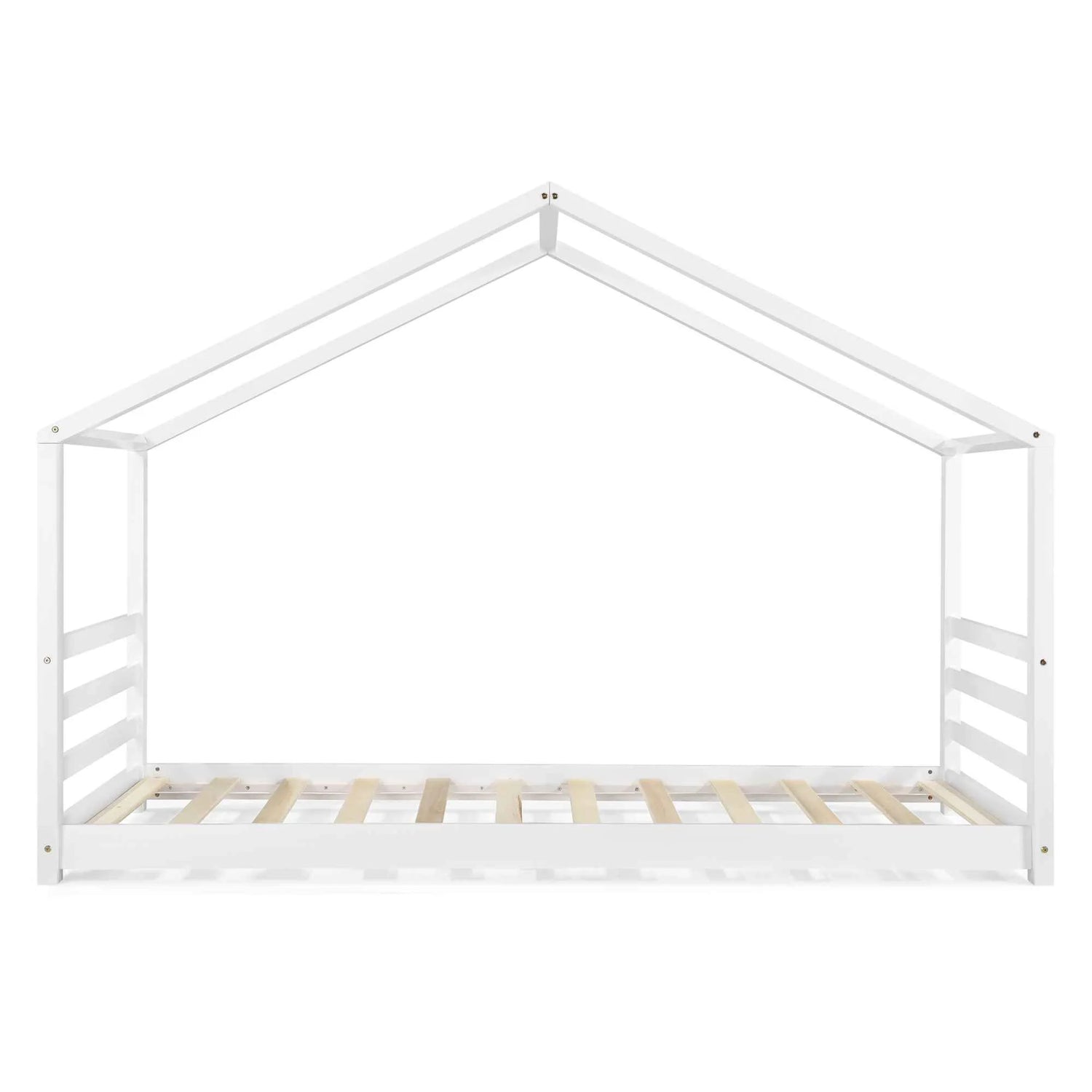 Lit cabane Montessori - 90x200cm - Blanc