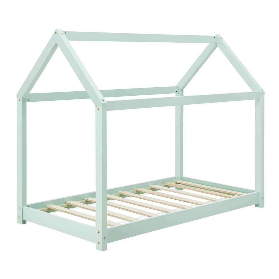 Lit cabane Montessori 80x160cm - Vert menthe