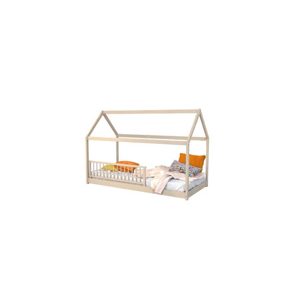 Montessori kajuitbed met barrière + boxspring