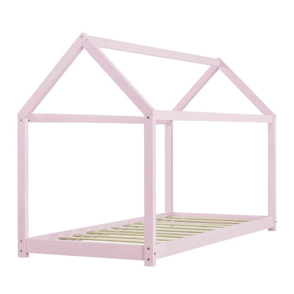 Lit cabane Montessori - 90x200cm - Rose