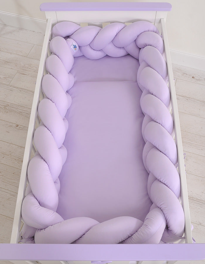 Grande Tresse de lit XXL Lilas