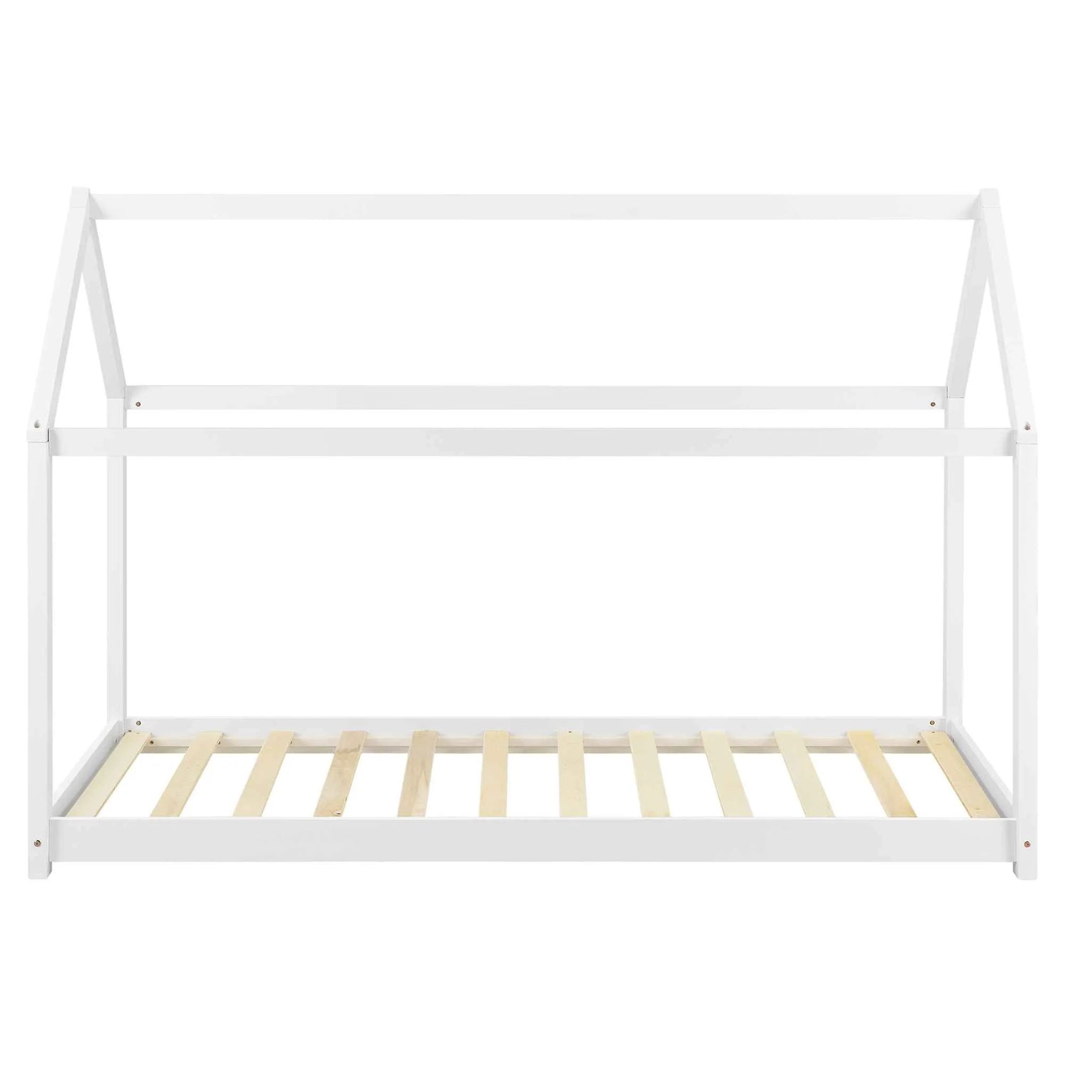 Lit cabane Montessori - 90x200cm - Blanc