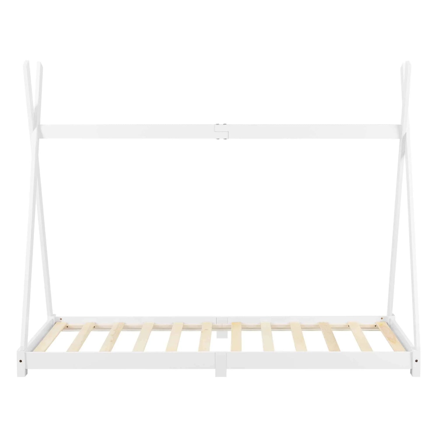 Tipi bed 90x200cm - Montessori - Wit