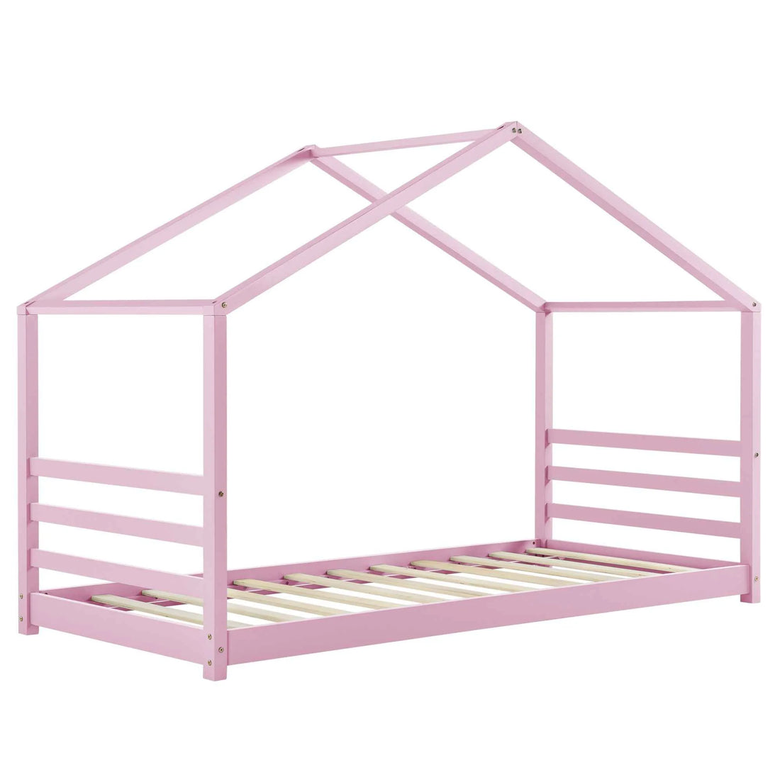 Lit cabane Montessori - 90x200cm - Rose