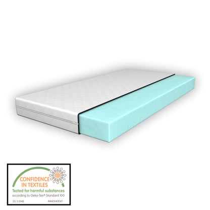 Lit cabane Montessori + matelas - 80x160cm - Vert