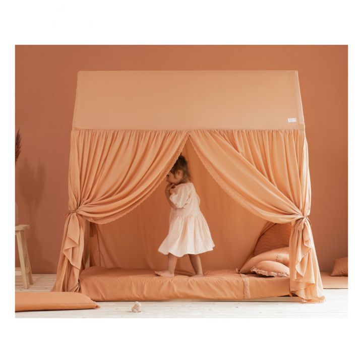 Montessori Nobodinoz terracotta kleur kajuitbed