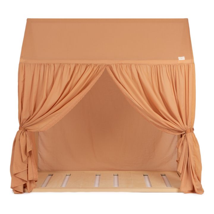 Montessori Nobodinoz terracotta kleur kajuitbed