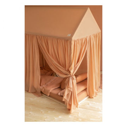 Montessori Nobodinoz terracotta kleur kajuitbed