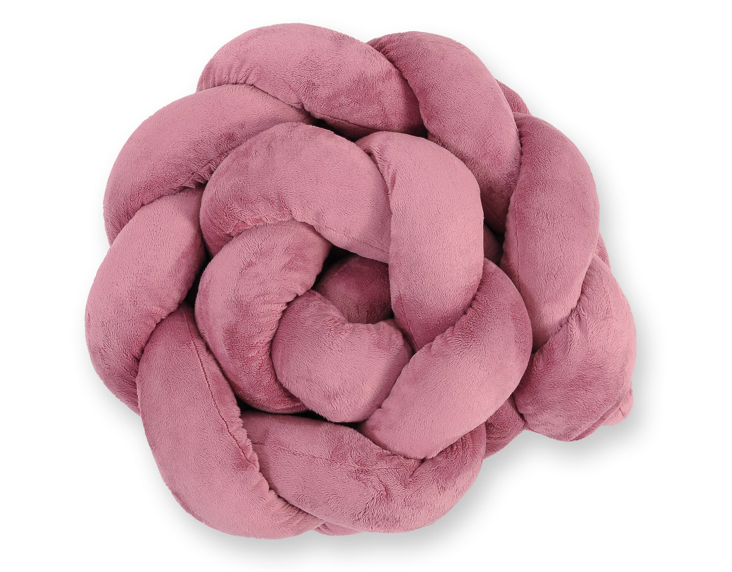 Bedvlecht 180cm Fluweel Roze