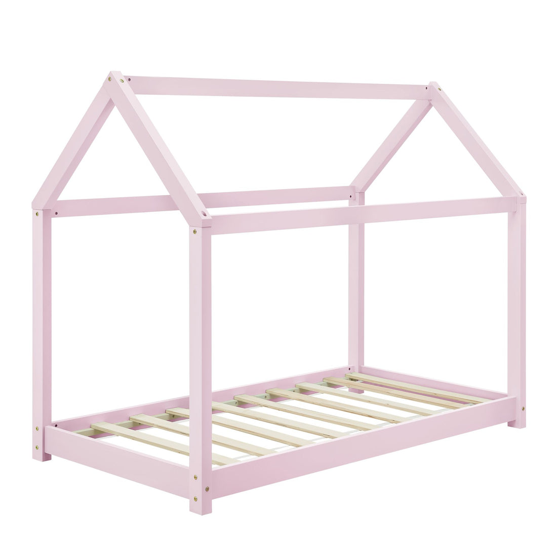 Montessori kajuitbed met matras - 80x160cm - Roze