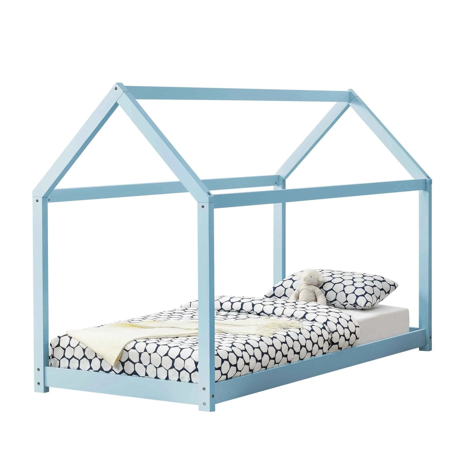 Montessori kajuitbed - 90x200cm - Blauw