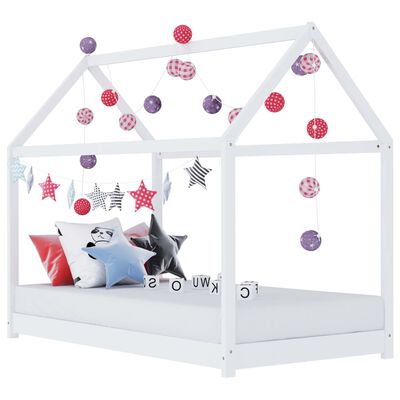 Lit cabane Montessori 80x160cm - Blanc