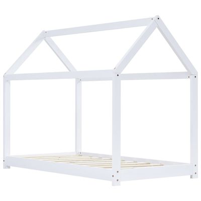 Lit cabane Montessori 80x160cm - Blanc