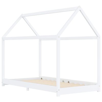 Lit cabane Montessori 70x140cm - Blanc