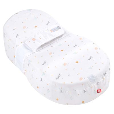 Couffin Cocoonababy Red Castle blanc motif renard