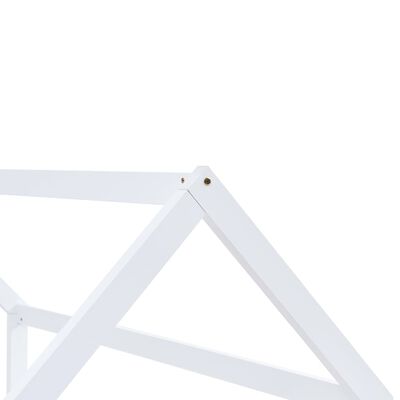 Lit cabane Montessori 80x160cm - Blanc