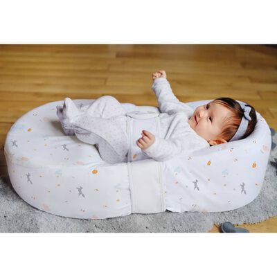 Cocoonababy Red Castle wieg wit vos patroon