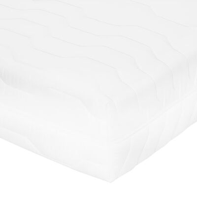 Matelas haut de gamme à ressort ensaché blanc 90x200cm